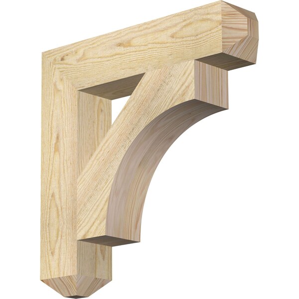 Ekena Millwork Westlake Craftsman Rough Sawn Bracket, Douglas Fir, 4"W x 20"D x 20"H BKT04X20X20WTL04RDF - main